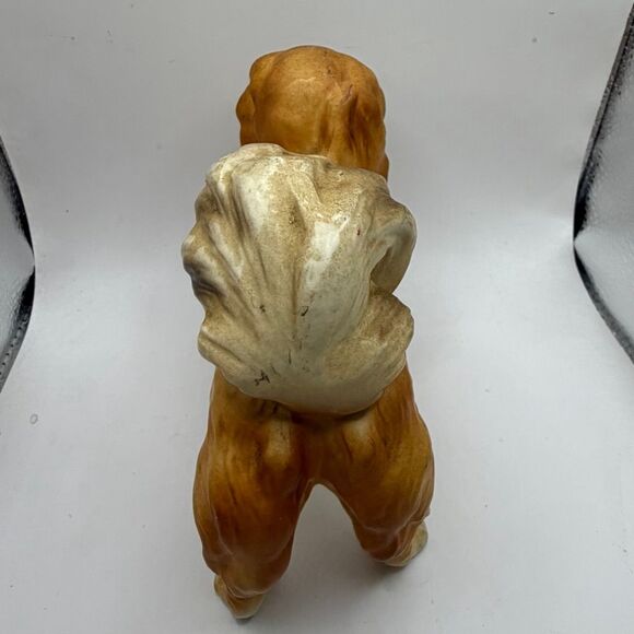 Lefton Vintage Large Standing Pekingese Dog Figurine Japan 5" T 6" Long H7328 - Picture 6 of 8